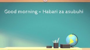 Unit 5 - A bunch of fun - Let's speak… Swahili